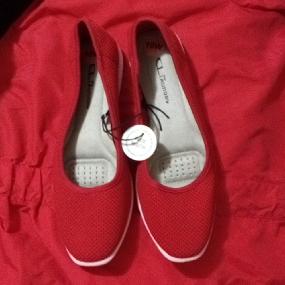 Slip-on shoes.